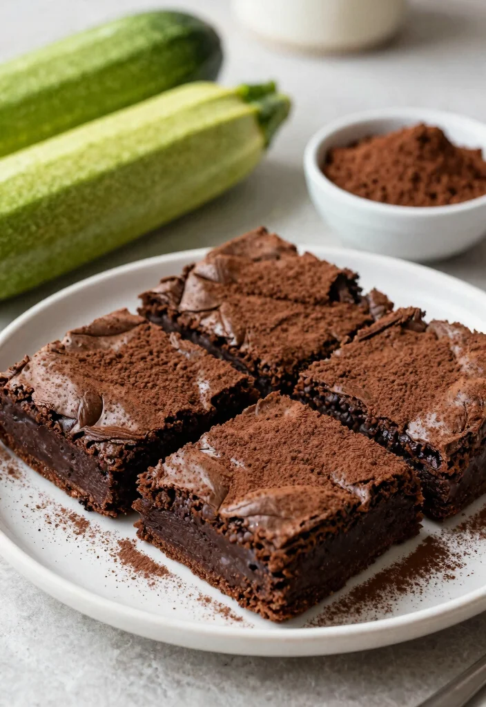 12 Zucchini Baking Recipes for Moist and Wholesome Treats - 5. Zucchini Brownies 1