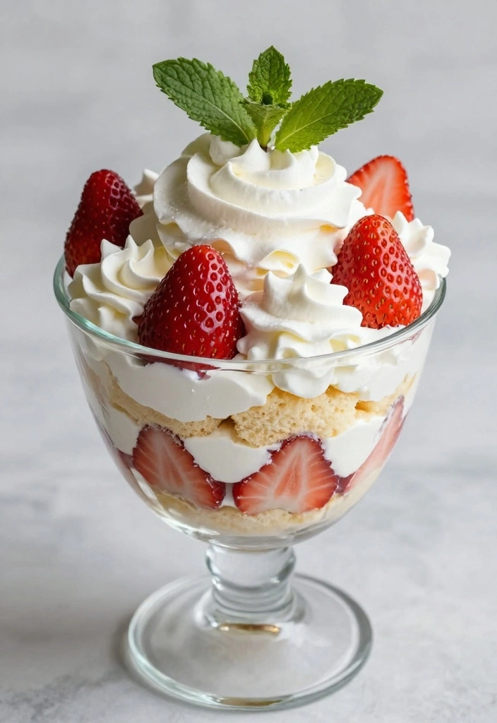 14 Dessert Recipes for a Crowd for Easy Large Batch Entertaining 12 14 Dessert Recipes for a Crowd for Easy Large Batch Entertaining - 12. Strawberry Shortcake Trifle